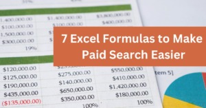 paid search excel formula